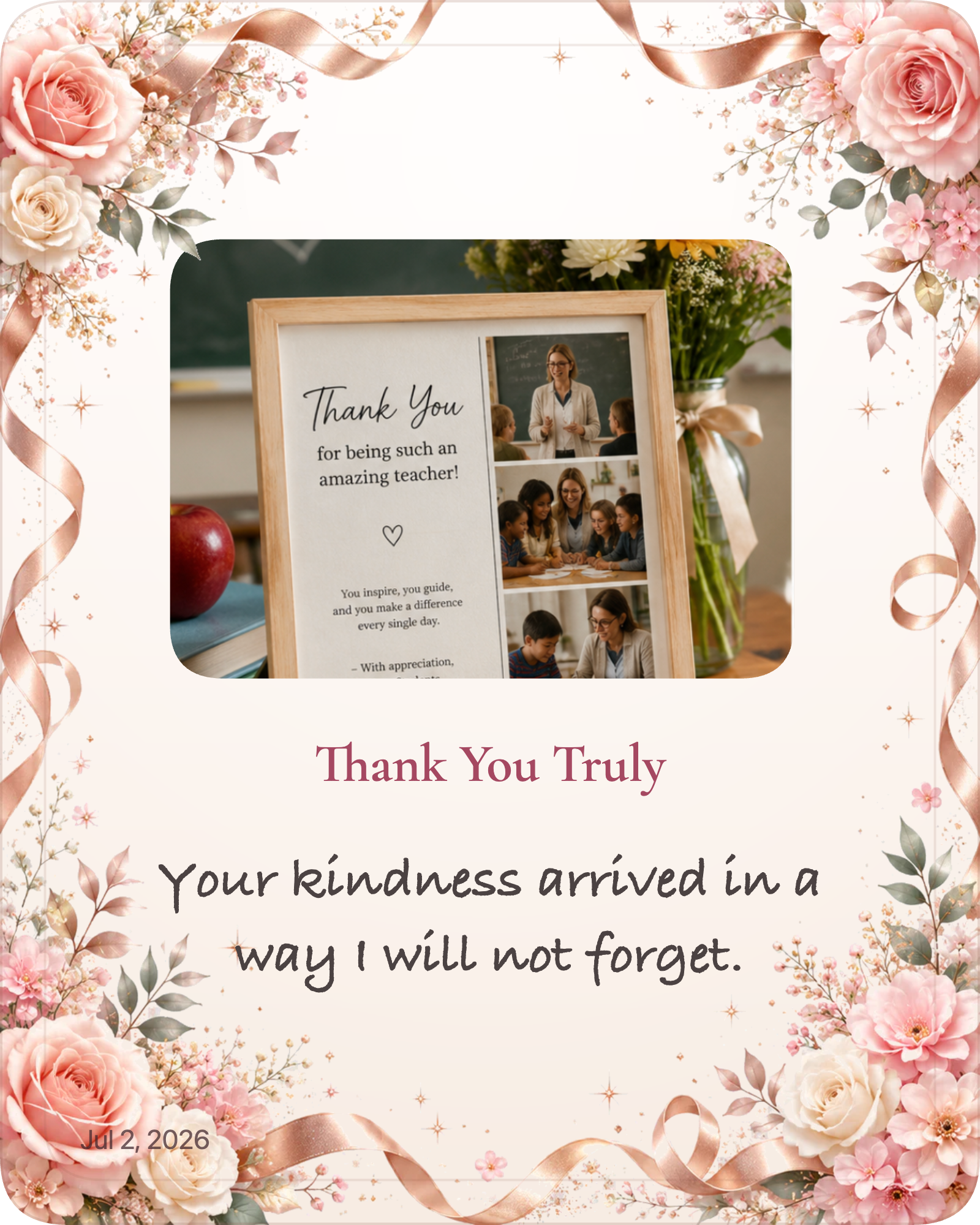 Gentle dog memorial gift with a remembrance message and soft frame